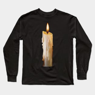 Solo Melting Wax Flickering Candle Long Sleeve T-Shirt